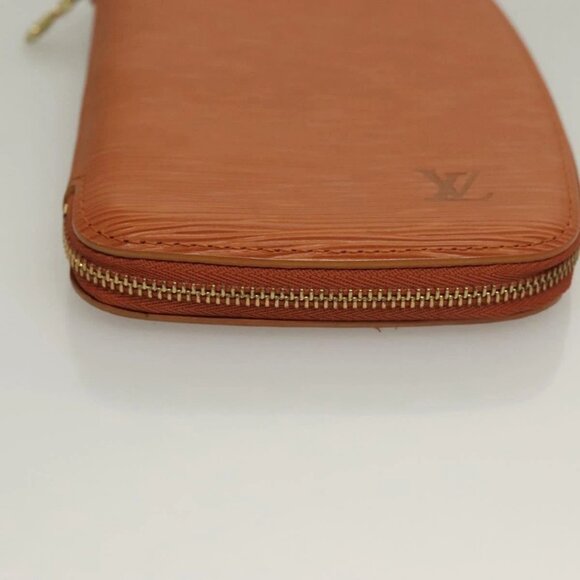 LOUIS VUITTON Epi Agenda geod Wallet Brown LV Auth - Picture 7 of 16